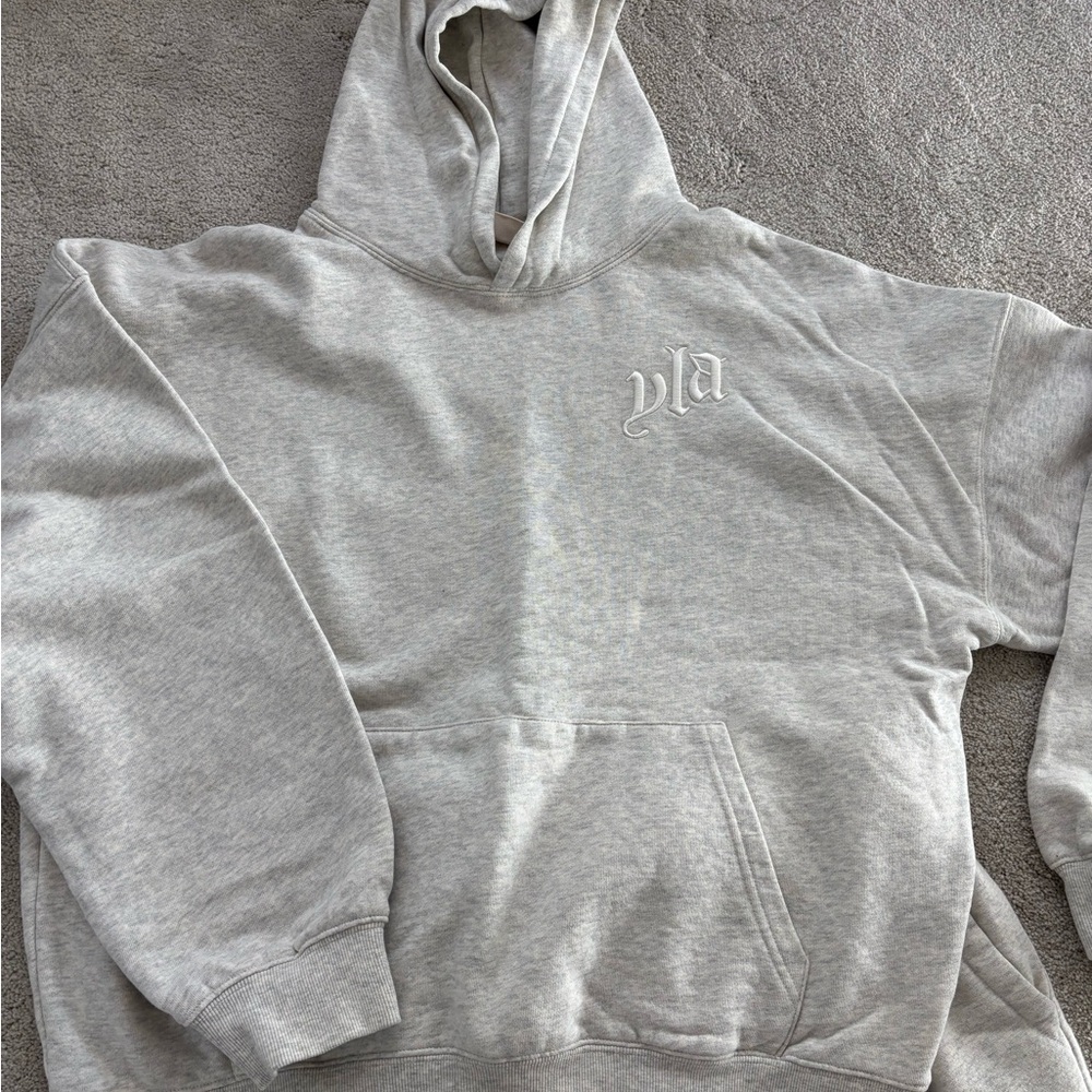 YoungLA Light Gray Hoodie Sweater